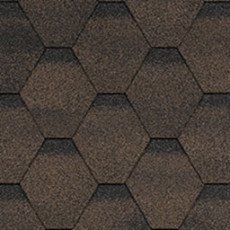 Бітумна черепиця BTM Shingle Rubin Коричневий 2,94м²