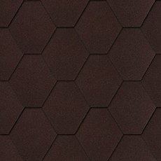 Бітумна черепиця UNI STRONG сота коричневий