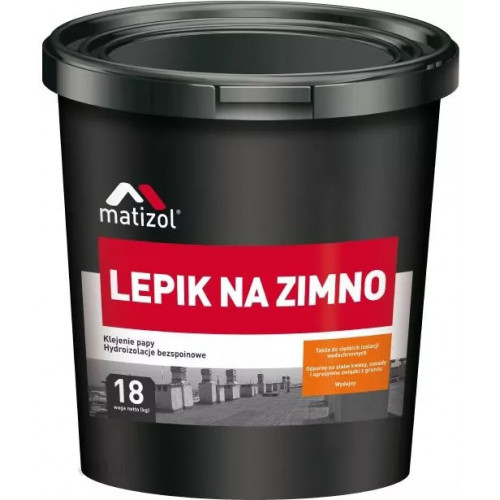 Мастика холодного застосування для руберойду MATIZOL 18 кг