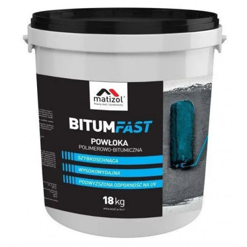 Швидка полімерно-бітумна гідроізоляція MATIZOL BITUMFAST 18 кг
