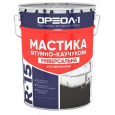 Мастика бітумно-каучукова ОРЕОЛ УНІВЕРСАЛЬНА 20кг