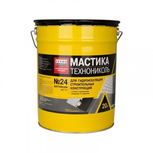 Мастика гідроізоляційна МГТН ТН №24 (50кг) барабан
