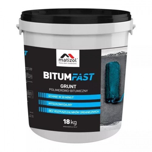 Швидка бітумна ґрунтовка Matizol Bitumfast 18кг