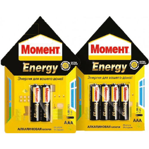 Батарейки MOMENT ENERGY 2xAAA