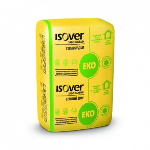 Утеплювач ISOVER Теплий будинок плита 100мм 4.99 м²