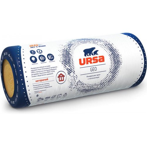 Утеплювач URSA М15 100мм 9.76 м²