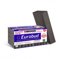 Пінопласт Eurobud EPS 60 Graphite 12,5кг\куб 100мм 1х1м 